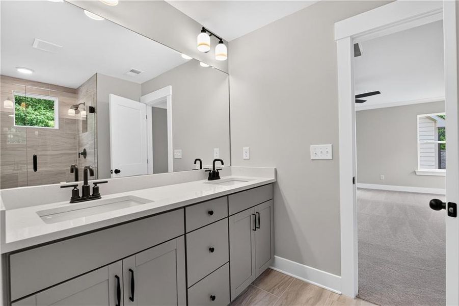 Furnished interior view inside a new home in Marble Tree, Ball Ground (Image 11).