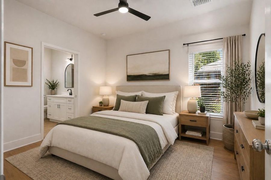 Furnished interior view inside a new home in , Plant City (Image 8).