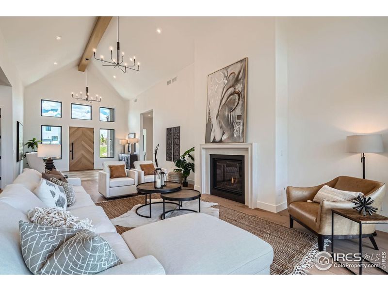 Furnished interior view inside a new home in , Louisville (Image 35).