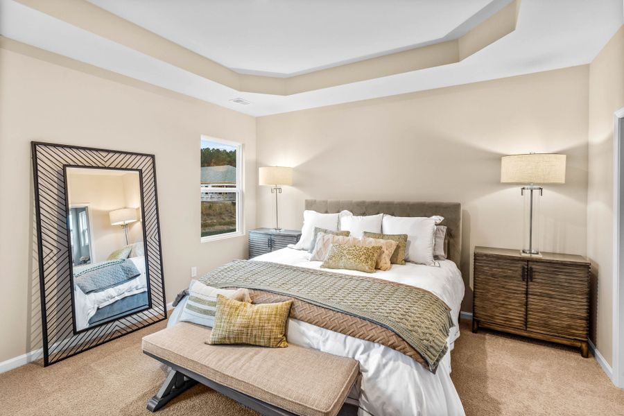 Representative furnished interior of a home built from the The Primrose by Chesapeake Homes in Coastal Club of the Carolinas, Calabash (Image 13).