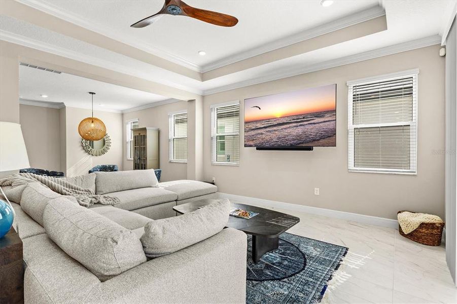 Furnished interior view inside a new home in , Bradenton (Image 38).
