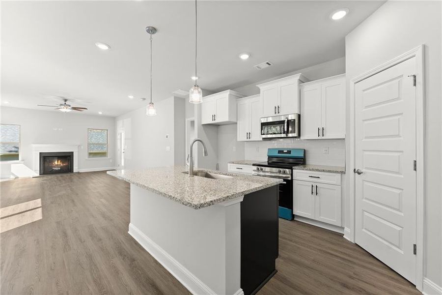 Furnished interior view inside a new home in Magnolia Villas, Cornelia (Image 12).