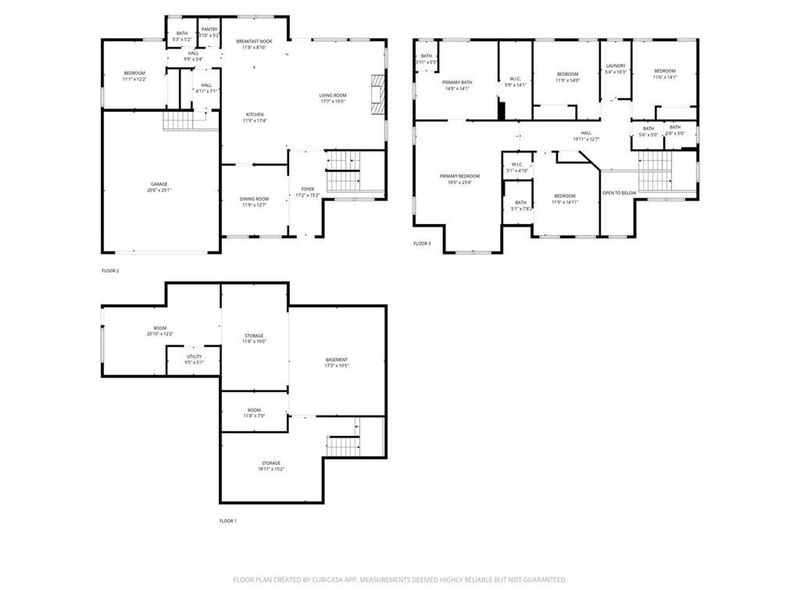 2D floor plan layout of this home in , Powder Springs, GA (Image 5).
