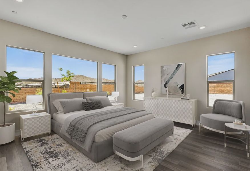 Virtually Staged Ridgecrest Costa Homesite 105 Primary Bed - 7 of 20