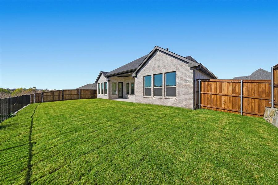Exterior details and patio area of a home in Devonshire, Forney (Image 24). Exterior details and patio area of a home in Devonshire, Forney (Image 24).
