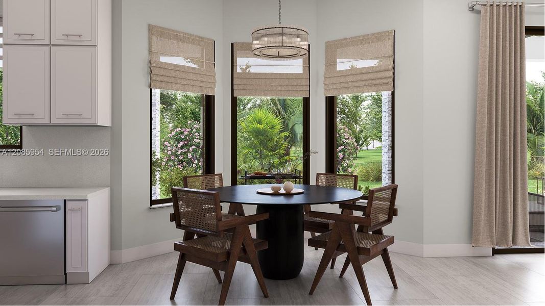 Furnished interior view inside a new home in Parkland Royale, Parkland (Image 4).
