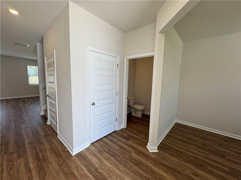 Spacious, unfurnished interior of a new home in Oakchase at Hampton, Hampton (Image 37). Spacious, unfurnished interior of a new home in Oakchase at Hampton, Hampton (Image 37).
