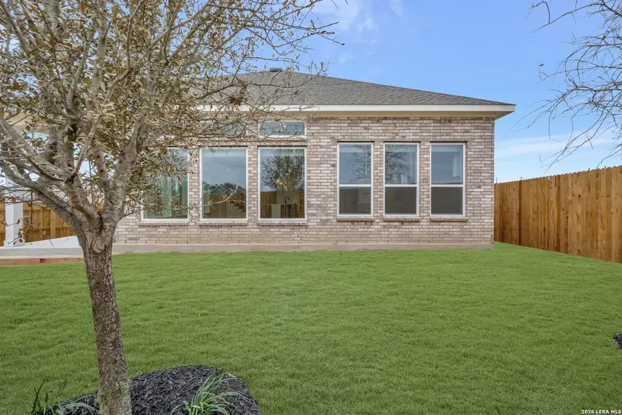Exterior details and patio area of a home in Davis Ranch 50', San Antonio (Image 20).