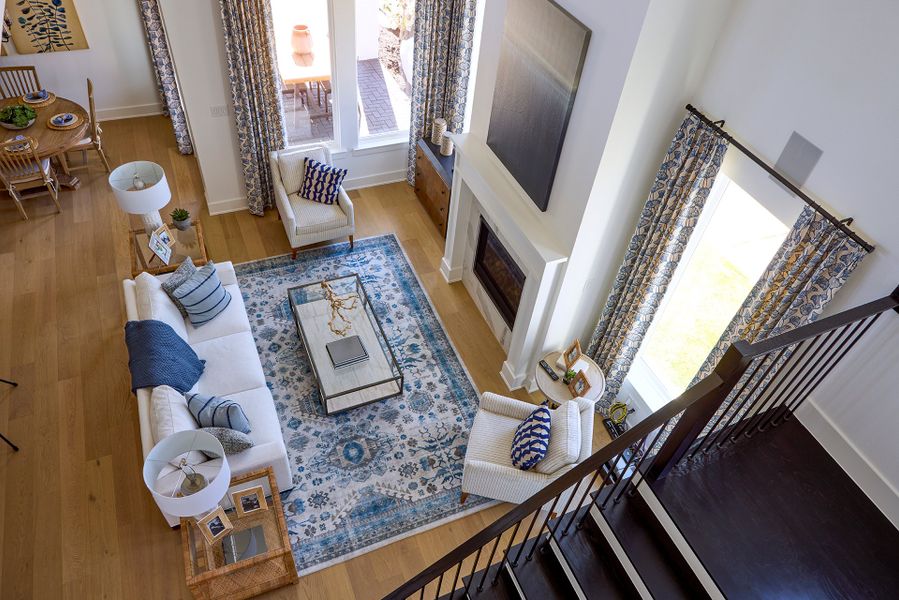 Furnished interior view inside a new home in Edgewater, Royse City (Image 12).