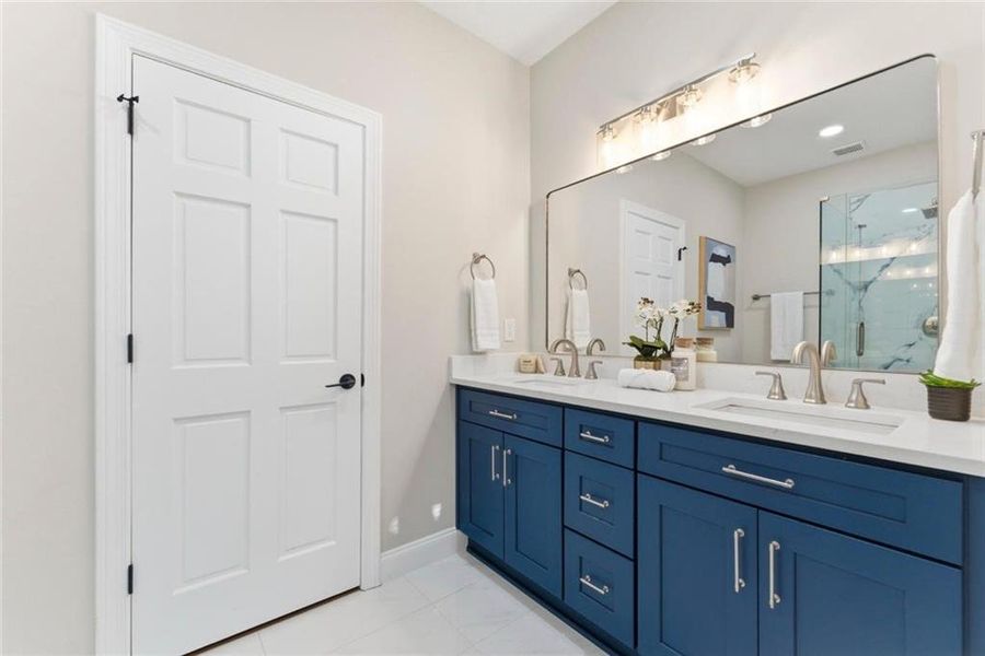 Furnished interior view inside a new home in , Atlanta (Image 7). Furnished interior view inside a new home in , Atlanta (Image 7).