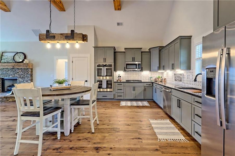 Furnished interior view inside a new home in , Hiawassee (Image 14).