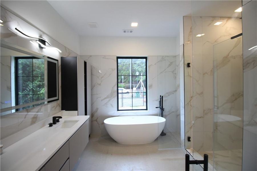 Furnished interior view inside a new home in , Sandy Springs (Image 8). Furnished interior view inside a new home in , Sandy Springs (Image 8).