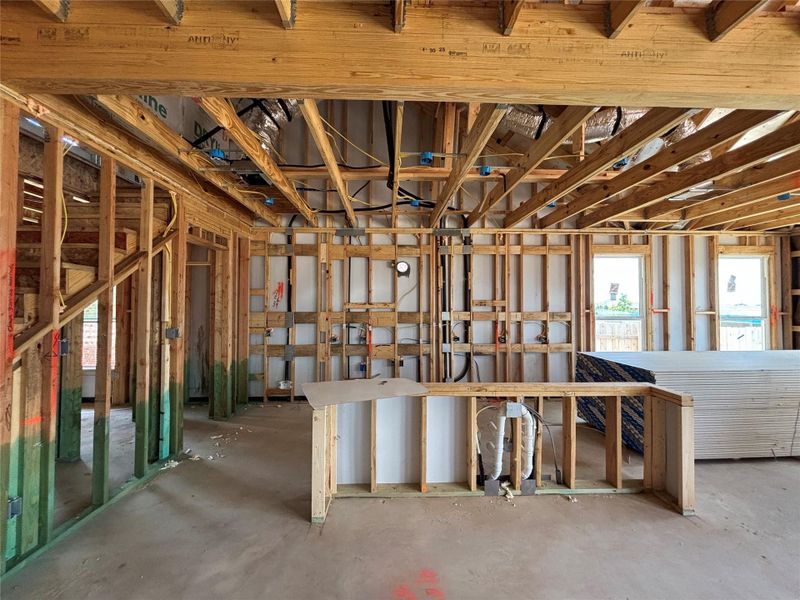 Spacious, unfurnished interior of a new home in Berry Creek Highlands, Georgetown (Image 27). Spacious, unfurnished interior of a new home in Berry Creek Highlands, Georgetown (Image 27).