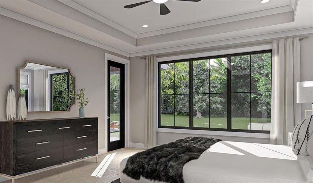 Furnished interior view inside a new home in , Fayetteville (Image 4).
