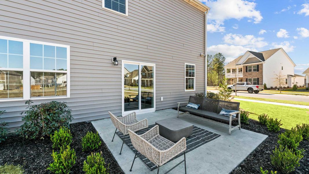 Exterior details and patio area of a home in West New Bern, New Bern (Image 25). Exterior details and patio area of a home in West New Bern, New Bern (Image 25).