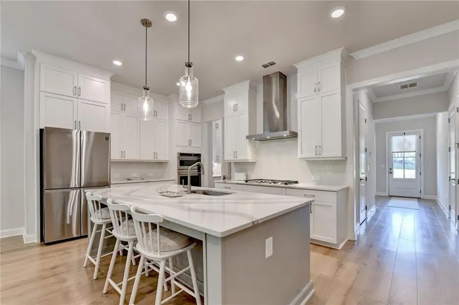 Furnished interior view inside a new home in , Canton (Image 13).