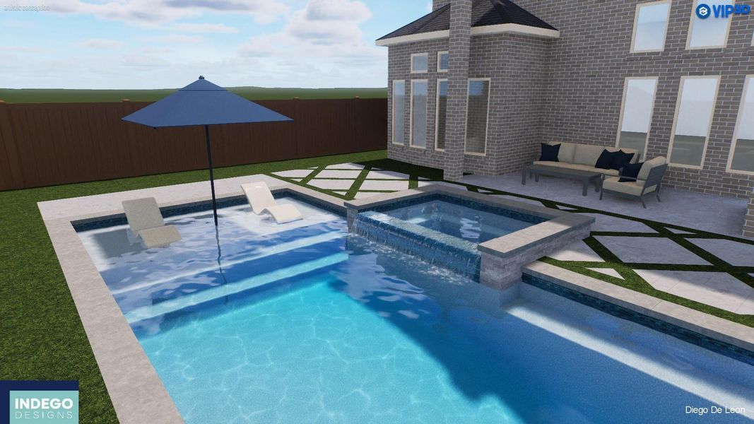 Pool Rendering by Indego Designs Pool Rendering by Indego Designs