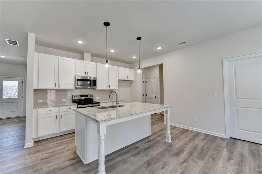 Furnished interior view inside a new home in , Dacula (Image 9).