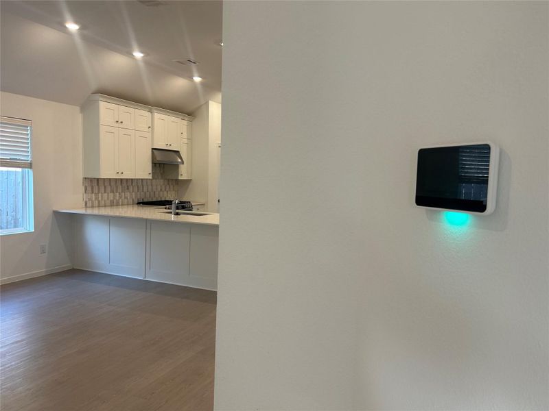 The home has an Alarm system with cameras that you can monitor. The home has an Alarm system with cameras that you can monitor.