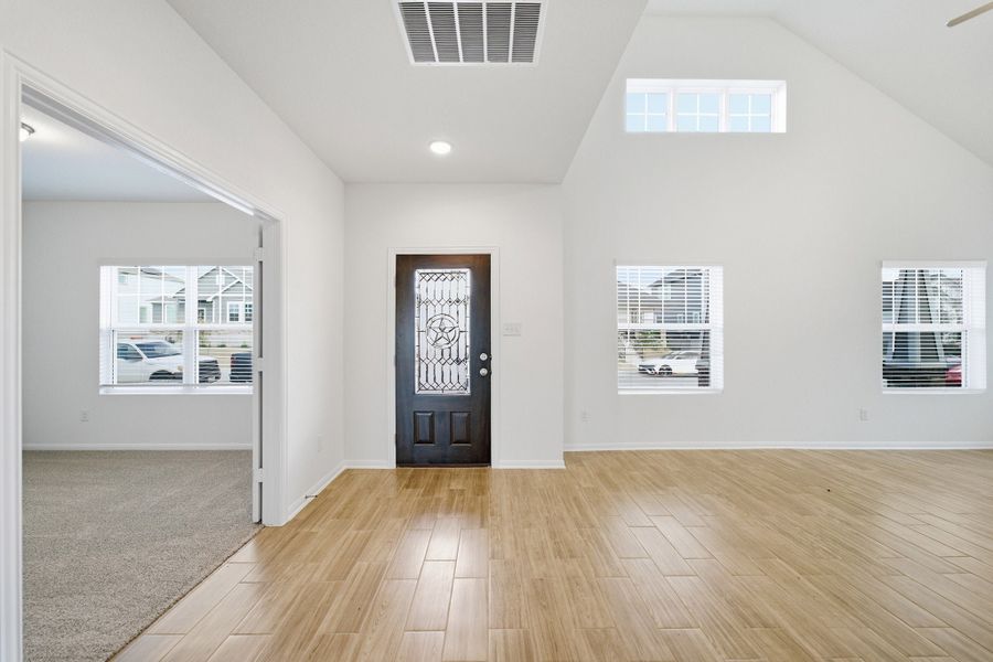 Spacious, unfurnished interior of a new home in Brooklands, Hutto (Image 23). Spacious, unfurnished interior of a new home in Brooklands, Hutto (Image 23).