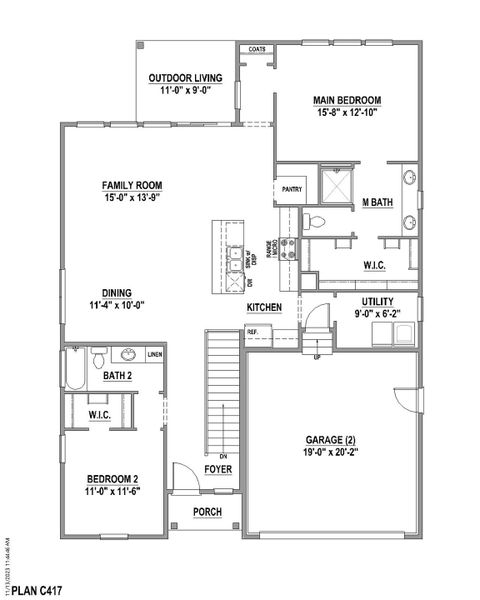 Plan C417 1st Floor