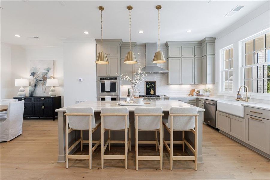 Furnished interior view inside a new home in , Alpharetta (Image 46).