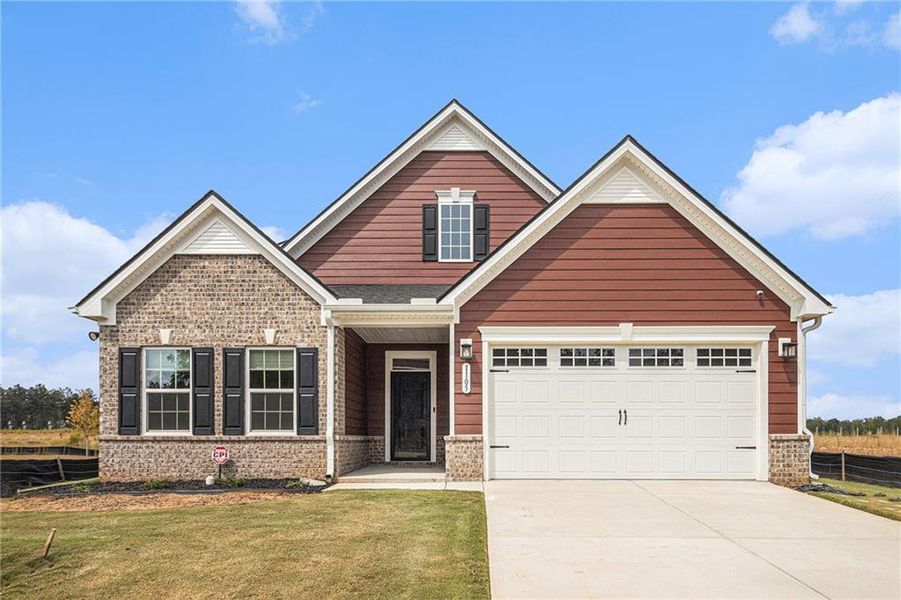 Front exterior of a new home in , McDonough, GA, highlighting curb appeal (Image 22).
