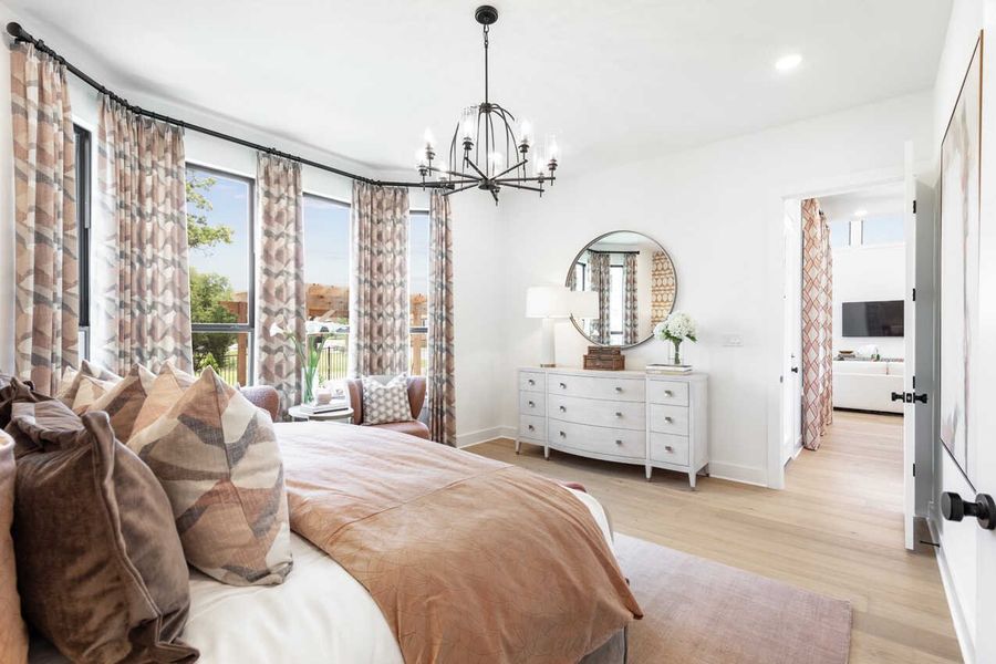 Representative Primary Bedroom - some options shown