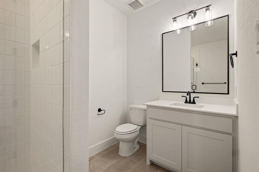 Furnished interior view inside a new home in Rolling Creek Ranch, Aledo (Image 9).