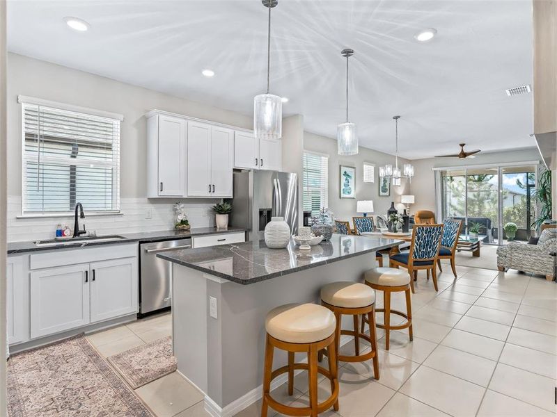 Furnished interior view inside a new home in Del Webb Stone Creek, Ocala (Image 10).