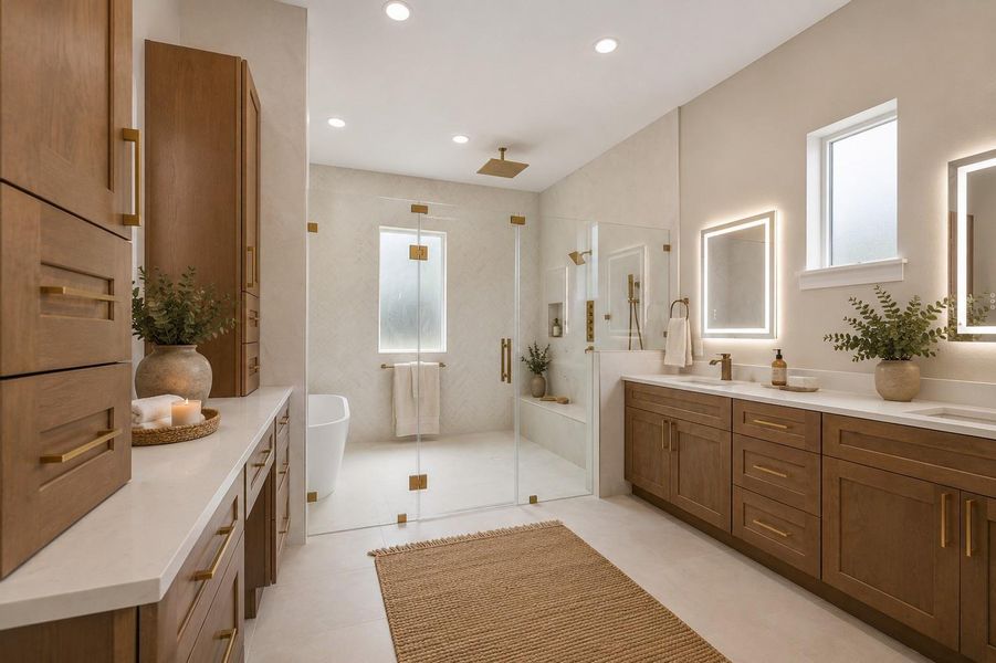 Furnished interior view inside a new home in , Tomball (Image 23). Furnished interior view inside a new home in , Tomball (Image 23).