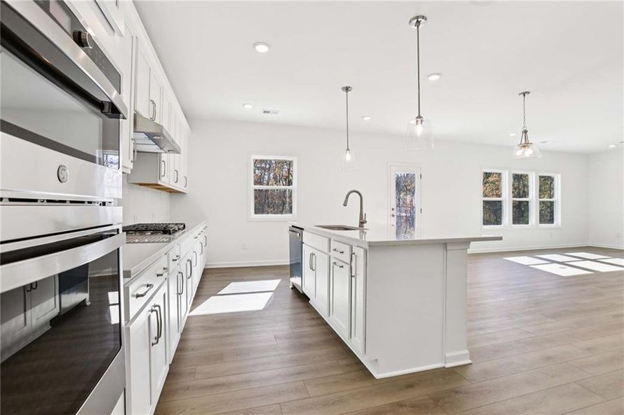 Furnished interior view inside a new home in Arbors at Richland Creek, Buford (Image 10).