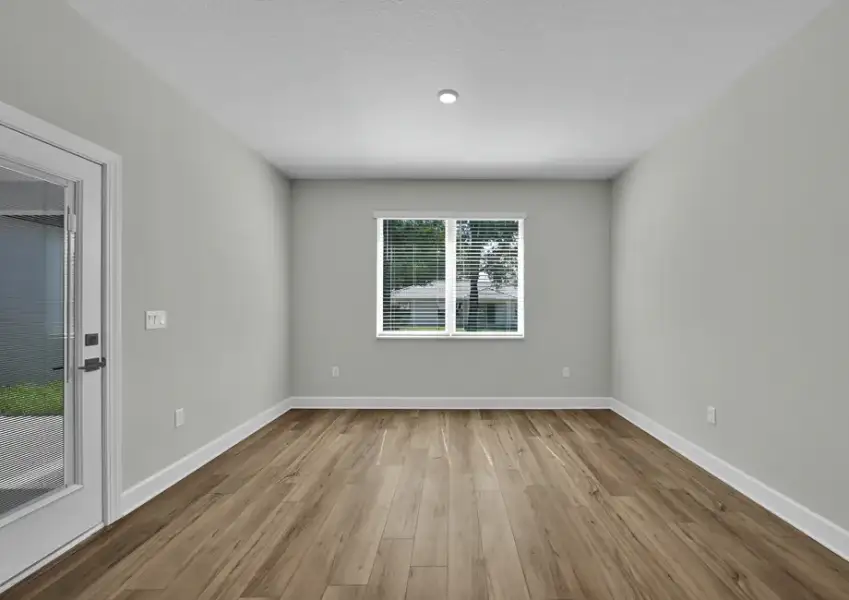 Dining room leads to the covered patio