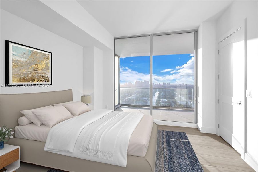 Furnished interior view inside a new home in , Fort Lauderdale (Image 6). Furnished interior view inside a new home in , Fort Lauderdale (Image 6).