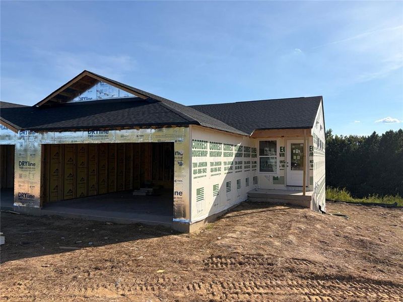 In-progress construction of a new home in Villas at Gold Creek, Dawsonville, GA (Image 6). In-progress construction of a new home in Villas at Gold Creek, Dawsonville, GA (Image 6).