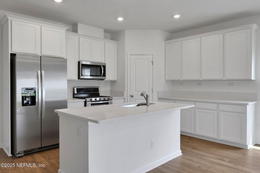 Furnished interior view inside a new home in Cordova Palms, St. Augustine (Image 9).