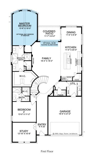 2D floor plan layout for the Hudson by Landon Homes in Fields - Brookside, Frisco, TX (Image 7). 2D floor plan layout for the Hudson by Landon Homes in Fields - Brookside, Frisco, TX (Image 7).