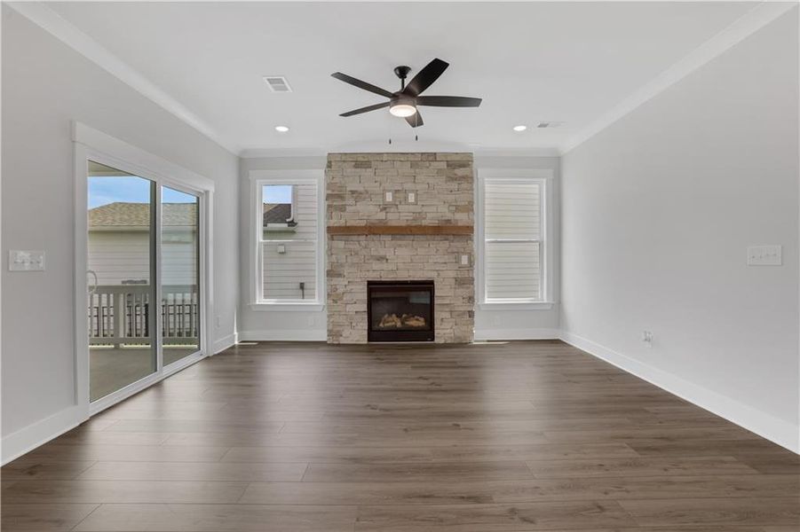 Spacious, unfurnished interior of a new home in Marble Tree, Ball Ground (Image 19).