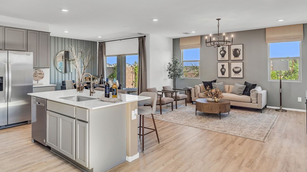 Furnished interior view inside a new home in Hanson Ridge, Vail (Image 3).