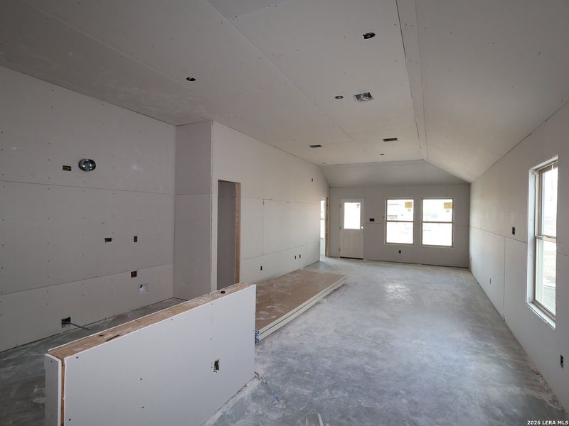 In-progress construction of a new home in Meadows at Clear Springs, New Braunfels, TX (Image 26). In-progress construction of a new home in Meadows at Clear Springs, New Braunfels, TX (Image 26).