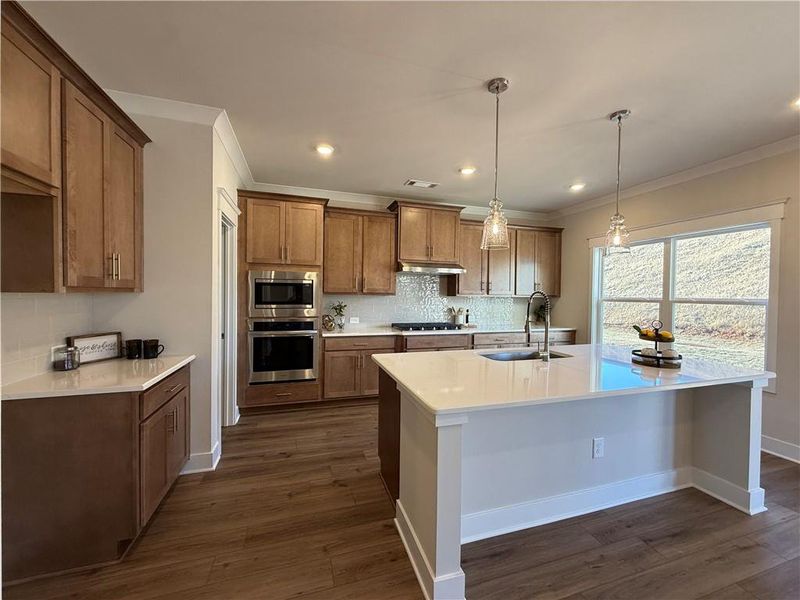 Furnished interior view inside a new home in Ponderosa Farms Manor, Gainesville (Image 18).