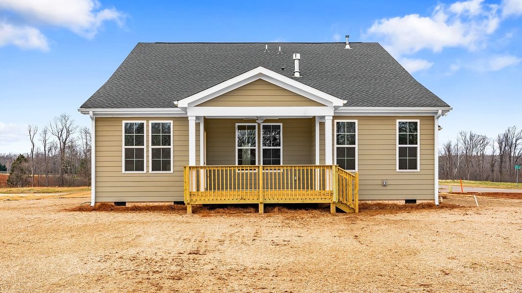 Exterior details and patio area of a home in Lilah Grove, Summerfield (Image 3).