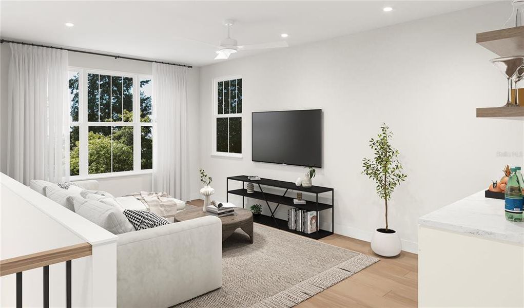 Furnished interior view inside a new home in , Tampa (Image 4).