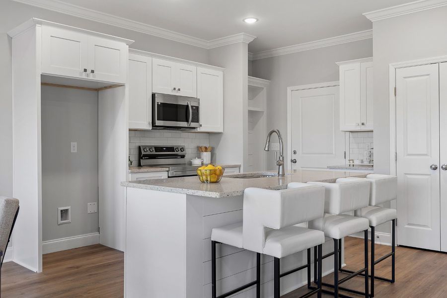 Furnished interior in a model home at The Abaco in Cleveland (Image 6).