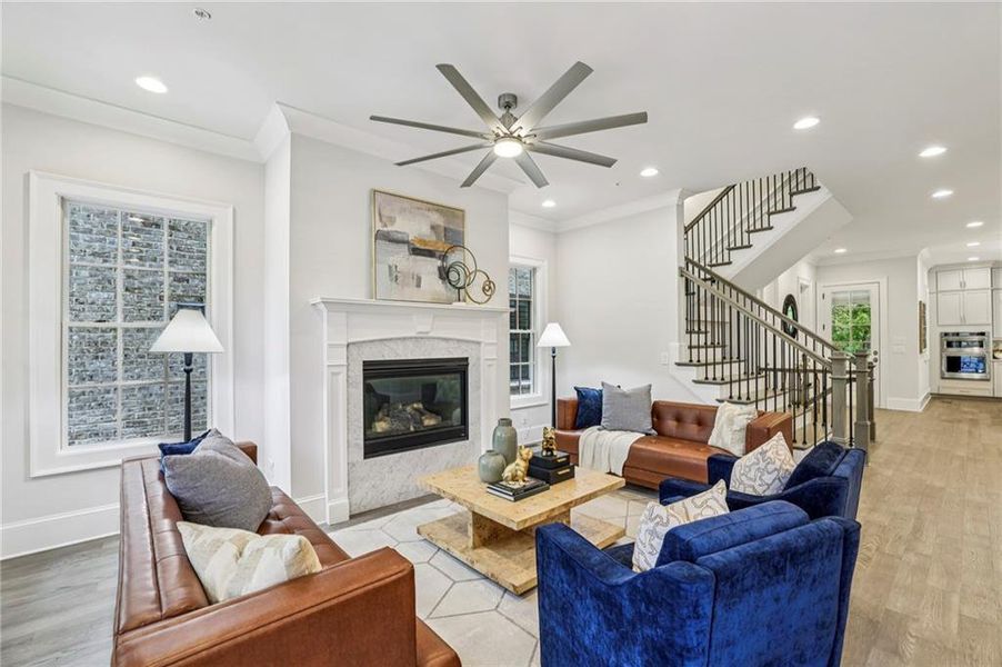 Furnished interior view inside a new home in 1858 Downtown Alpharetta, Alpharetta (Image 5). Furnished interior view inside a new home in 1858 Downtown Alpharetta, Alpharetta (Image 5).