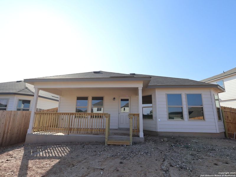 Exterior details and patio area of a home in Blue Ridge Ranch, San Antonio (Image 26). Exterior details and patio area of a home in Blue Ridge Ranch, San Antonio (Image 26).