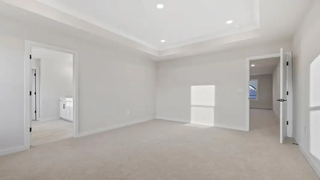 Representative unfurnished interior of a home built from the Summit by D.R. Horton in Spring Ridge Reserve, Anderson (Image 37). Representative unfurnished interior of a home built from the Summit by D.R. Horton in Spring Ridge Reserve, Anderson (Image 37).