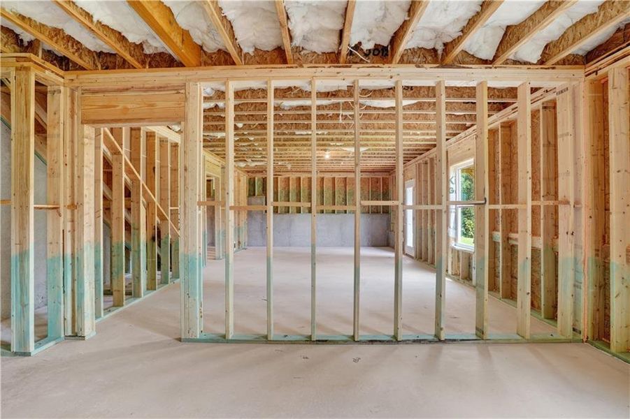 In-progress construction of a new home in Austin Ridge, Commerce, GA (Image 38).