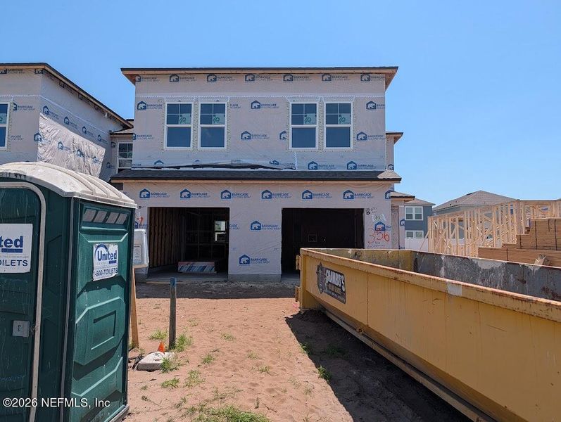 In-progress construction of a new home in The Landings at Pecan Park, Jacksonville, FL (Image 21).
