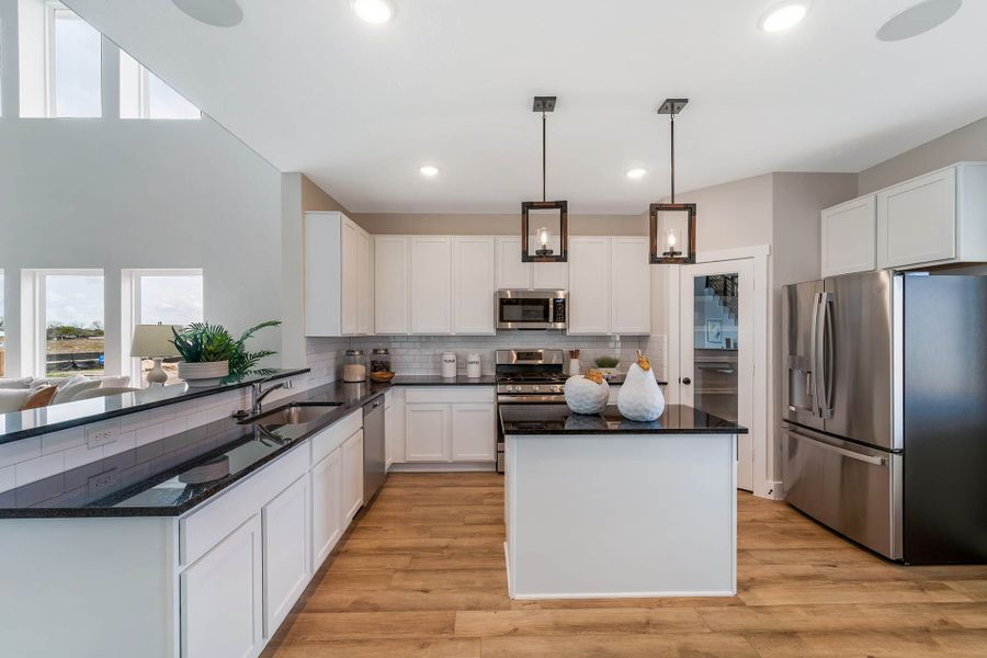 Representative furnished interior of a home built from the Rio Grande by CastleRock Communities in Lone Oak, San Antonio (Image 17).
